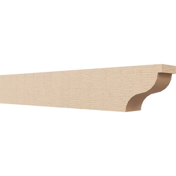 Ekena Millwork 4in. W x 6in. H x 36in. L Garner Woodgrain TimberThane Rafter Tail, Primed Tan RFTUR04X06X36GARRCPR - main